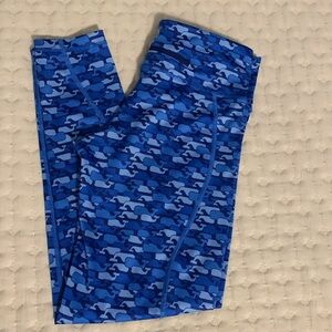 Leggings Vineyard Vines Size XS Blue Whale Print